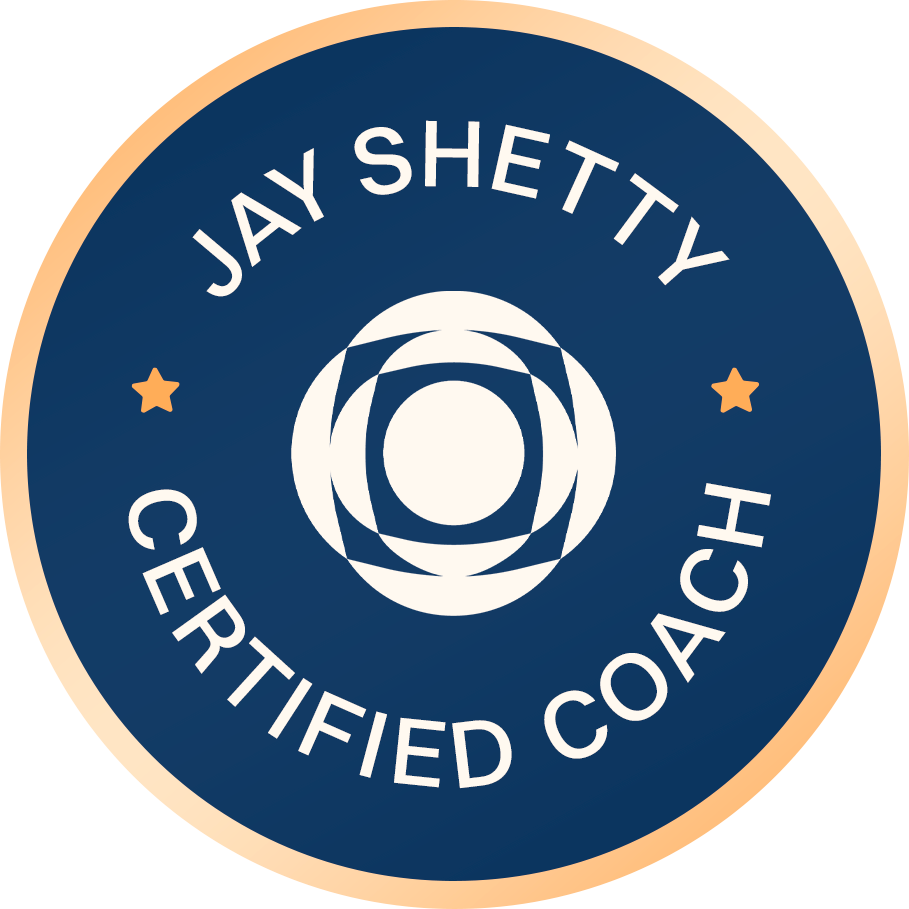 Jay Shetty Certified Coach badge